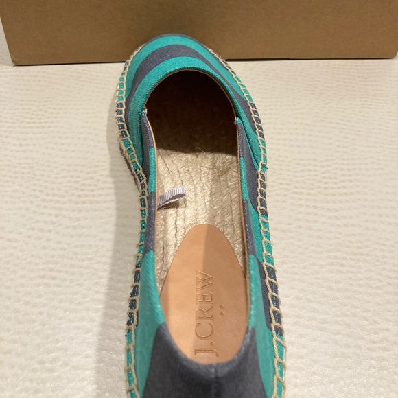 J.Crew Striped Canvas Slip-On Espadrille - Picture 5 of 6